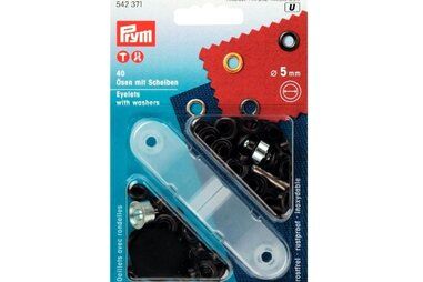 Prym - Prym Ringen en schijven 5 mm - zwart (542.371)