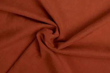 Oranje stoffen - Suèdine stof - scuba suede - terra - 0841-456