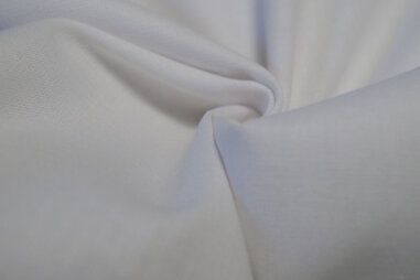 Witte / creme stoffen - NB Katoen stof - wit