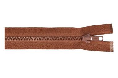 Teilbare Blockreißverschlüsse - Deelbare blokrits Roestbruin 30cm (083)