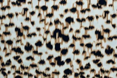 Oranje stoffen - Polyester stof - Travel panter - terra - 18572-445 