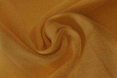 48% katoen, 25% linnen, 24% viscose, 3% elastan stoffen - Linnen stof - Stretch linnen - oker - 0591-578