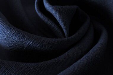 230gr/M² - Linnen stof - donkerblauw - 0100-600