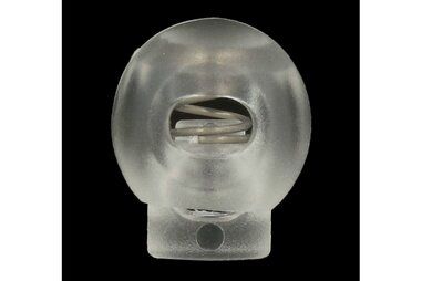 Kordelstopper - Kordelstopper rund transparent