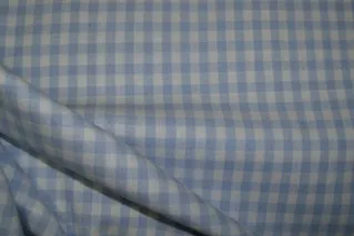 Baumwolle Stoffe Karo - NB 5582-2 Boerenbont Karo hellblau 0.4 cm.