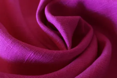 Roze stoffen - Linnen stof - fuchsia - 0100-875