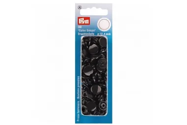 Knöpfe - Prym drukknopen 12.4mm Zwart 393.105