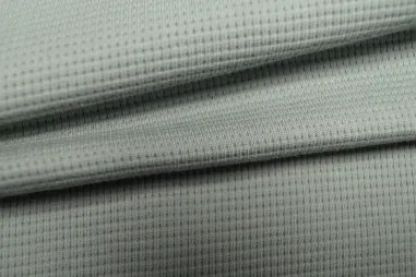 Babydeken stoffen - Katoen stof - tricot fijne wafel - oudgroen - 0921-321