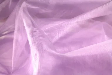 Katoen stof - poplin - bloemetjes - paars - 6972-013 - Organza stof - lila - 4455-016