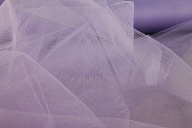 Verkleedkleding stoffen - Tule stof - lila - 4587-007