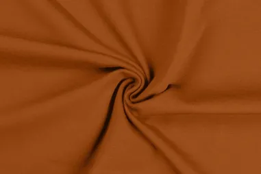96% katoen, 4% spandex stoffen - Tricot stof - caramel - 0179-550
