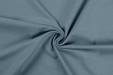 RS - Quality stoffen - Tricot stof - dusty blauw - 0179-920