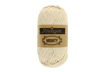 Brei- en haakgarens MIGHTY 32%JUTE/ 68%KATOEN - Mighty 751 Ecru 50GR