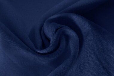 Kobalt blauwe stoffen - Linnen stof - Stretch linnen - kobalt - 0591-650