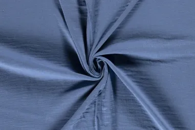 Musselin Stoffe - Baumwolle - organic Musselin - blau - 10808-106