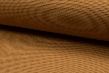 Aankleedkussen stoffen - Katoen stof - tricot fijne wafel - caramel - K80201-053