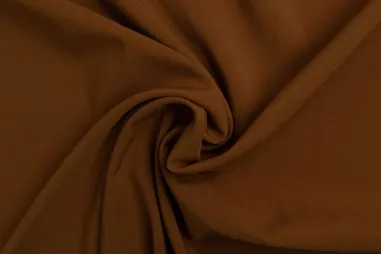 Polyester und Elastan - Jersey - bi-stretch - braun - 0854-096