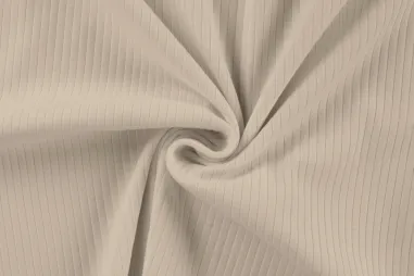 KC - Quality stoffen - Tricot stof - rib mandy - zand - K47010-520 op=op