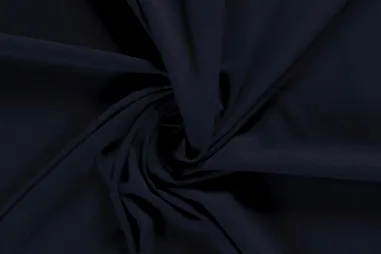 Katoen, polyester, elastan stoffen - Tricot stof - donkerblauw - 14450-008
