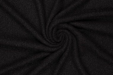 Zwarte bont stoffen - Bont stof - tedolino fur - zwart - 0943-999