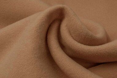 Polyester stoffen - Polyester stof - mantelstof eloy - lichtbruin - 0329-095
