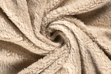 Plaid stoffen - Bont stof - teddy - beige - 18494-052