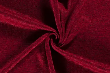 Joggingstoffen - Sweattricot - gemeleerd - donkerrood - 3083-018