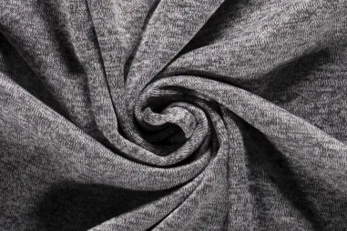 265gr/M² - Sweattricot - gemeleerd - lichtgrijs - 3083-061