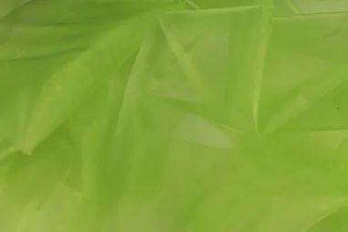 Günstige Stoffe - Organza stof - lime - 4455-006