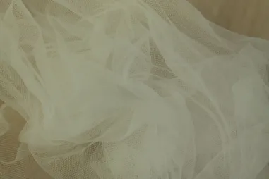 Stoffe - Tule stof - breed - ecru - 4700-002