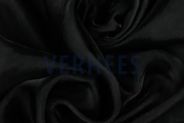 Texture stof - pauwenveren - zwart multi - 20843-069 - Organza stof - zwart - 7057-033/4455-011