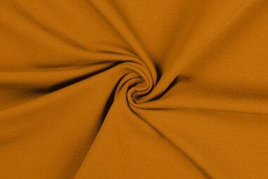 Okergele stoffen - Tricot stof - oker - 0179-840