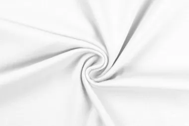 Weiße/cremefarbene Stoffe - Tricot stof - wit - RS0179-500