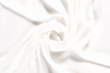 Effen stoffen - Voile stof - Chiffon uni - off-white - 3969-051
