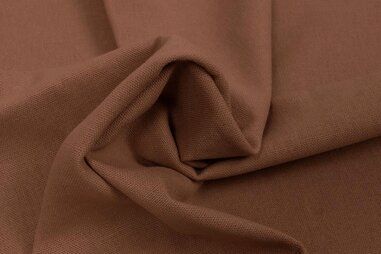 2022 - Linnen stof - gerecycled woven mixed linen - bruin - 0823-092