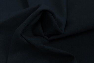 2022 - Linnen stof - gerecycled woven mixed linen - donkerblauw - 0823-600