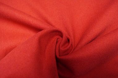 rode stoffen - Linnen stof - gerecycled woven mixed linen - rood - 0823-445
