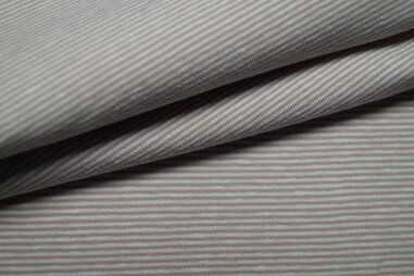Oudroze stoffen - Tricot stof - gestreept - oudroze - KC3009-131