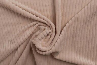 Creme stoffen - Tricot stof - corduroy - creme - 0729-020