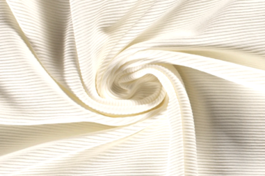 240gr/M² - Tricot stof - ottoman ribbel - off-white - 18493-051