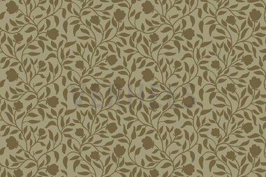 Stretch stoffen - Katoen stof - cotton satin bloemen lichte stretch - mosgroen - 9433-001