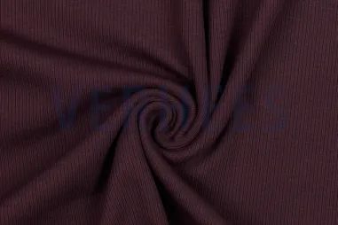 Verhees stoffen - Tricot stof - ribcord - bordeaux - 1072-060