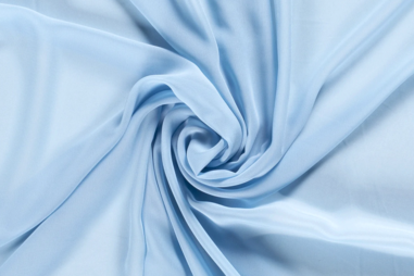 Sjaal stoffen - Voile stof - Chiffon uni - lichtblauw - 3969-002