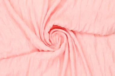 65gr/M² - Polyester stof - crincle fendutti - roze - 19600-539