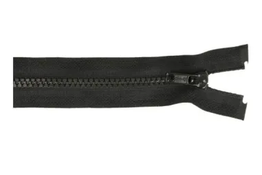 Reißverschlüsse - Teilbarer Reißverschluss schwarz 25 cm