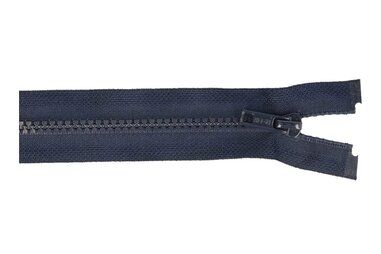 Reißverschlüsse - Deelbare blokrits donkerblauw 65cm. 