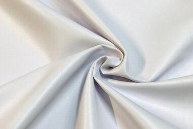 Stretch stoffen - Kunstleer stof - stretch - wit - 960534-000