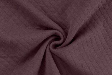 KC stoffen - Baumwolle - gestreifte Jersey-Raute - mauve - KC8242-045