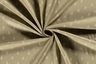 Voertuigen motief stoffen - Katoen stof - zeilboten - olijfgroen - 19472-026