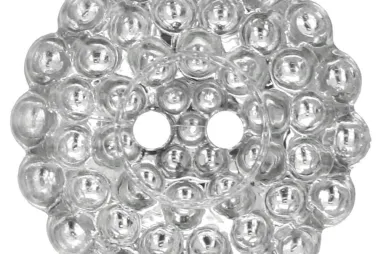 Knöpfe - Knopf Silber Gänseblümchen 17,5 mm 5567-28